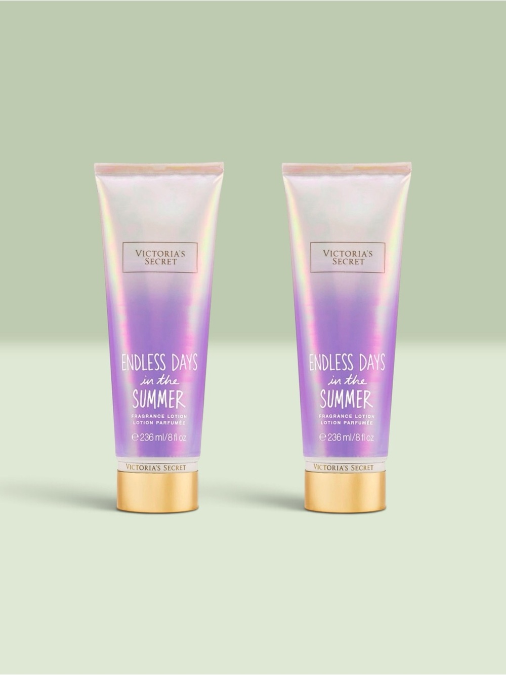 2~Victoria's Secret ENDLESS DAYS IN THE SUMMER Fragrance Lotion ~ 8 fl.oz.